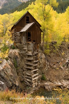 Crystal Mill, pumphouse, Colorado, Crystal, Marble, fall